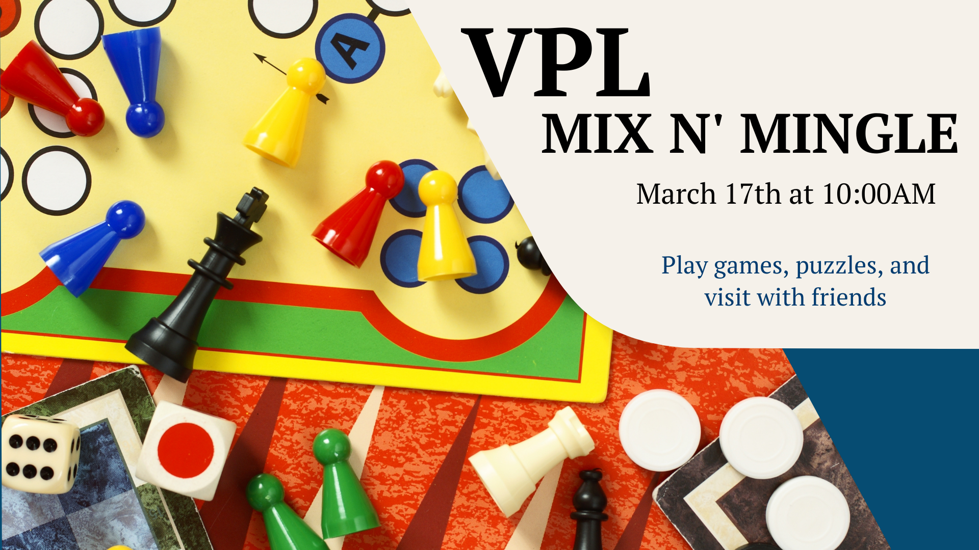 VPL Morning Mix n mingle, March 17th at 10am