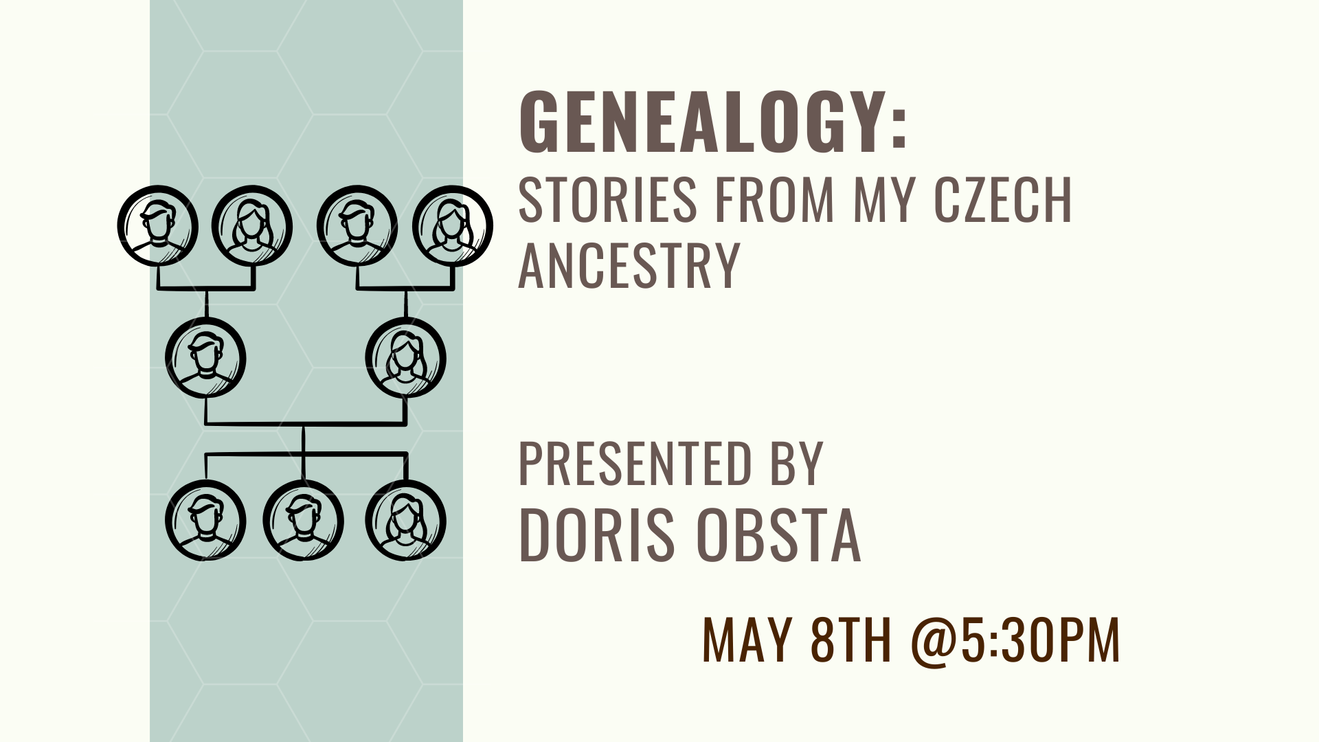 Genealogy, Stories from my czech ancestry with Doris Obsta