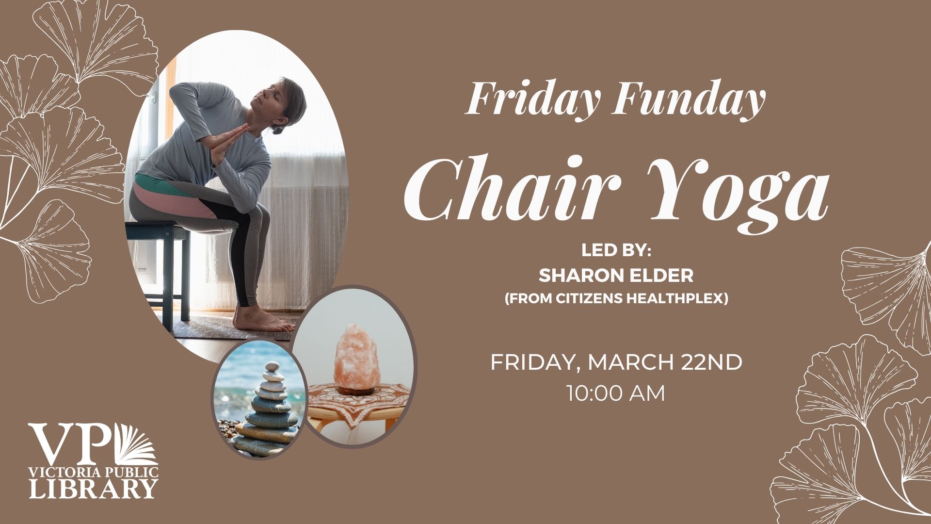 Chair Yoga, March 22nd at 10 am