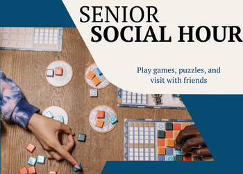 Senior Social Hour October 21st at 10am