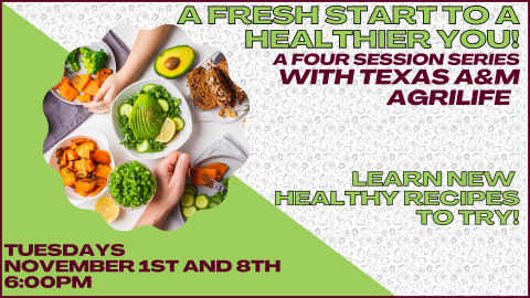 Fresh Start to Healthier You series November 8th