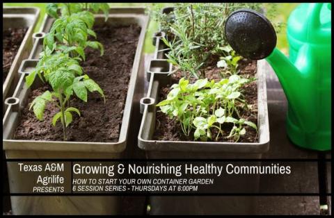 Texas A&M AgriLife Gardening, May 4th at 6pm