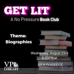 No Pressure Book Club, August 23rd at 6pm