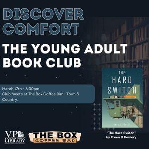 Young Adult Book Club, March 17th at 6pm, The Box Coffee Bar Town and Country