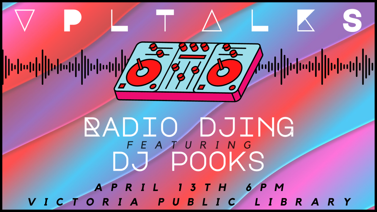 VPL Talks with Dj Pooks, Radio DJing April 13th at 6PM