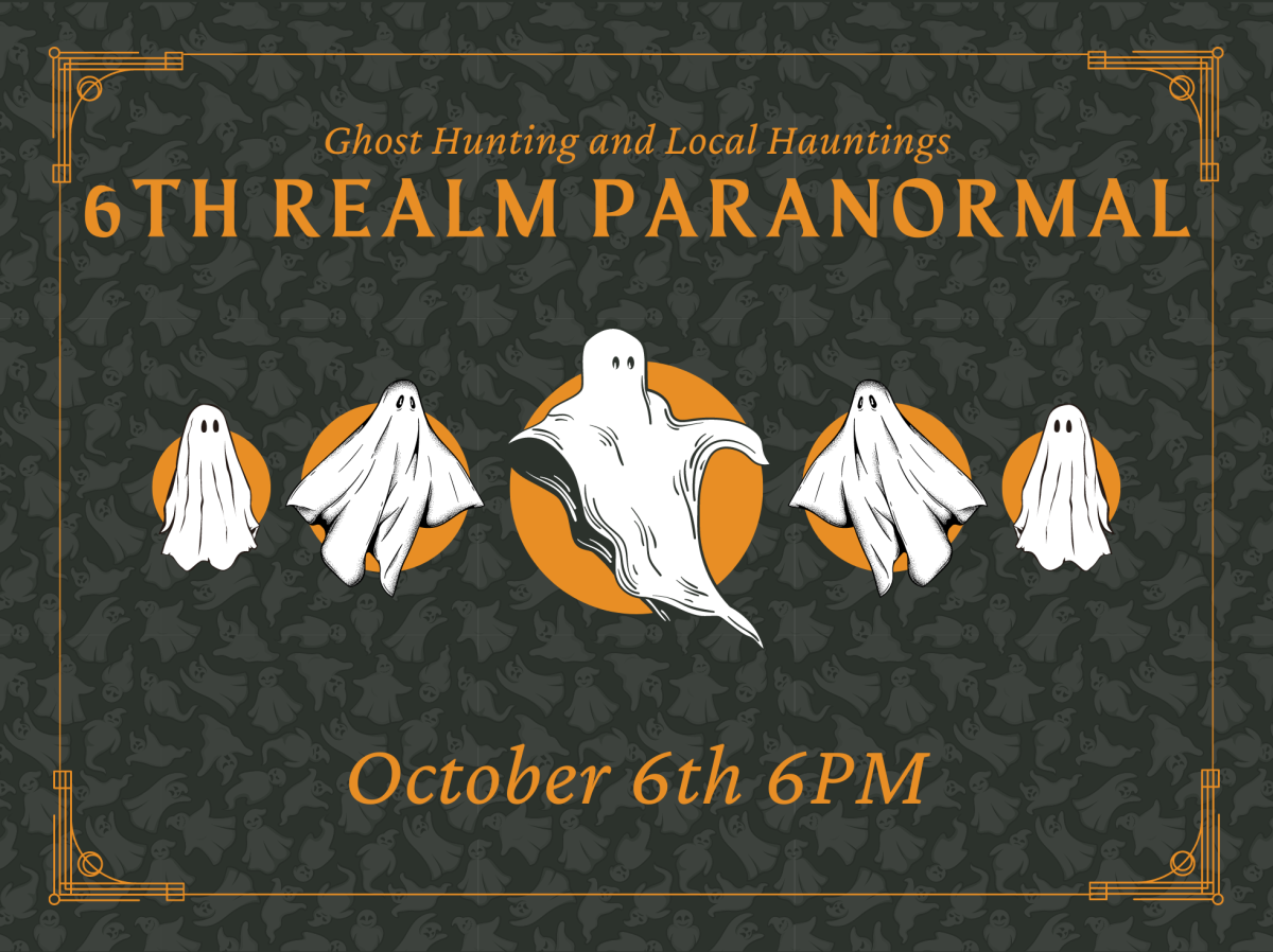 6th Realm Paranormal. Ghost hunting October 6th at 6pm