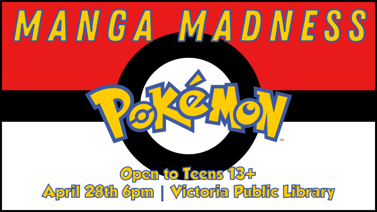 Manga Madness, April 28th at 6pm, teens and up