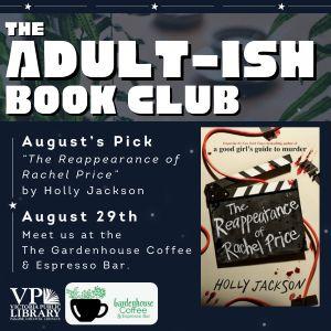 Adultish Book Club, August 29th at 6:00pm, Gardenhouse Coffee and Espresso Bar